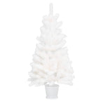 VidaXL Kunstkerstboom met levensechte naalden 90 cm wit