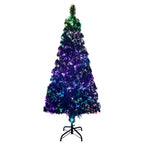 Vidaxl kunstkerstboom met standaard 180 cm glasvezel groen