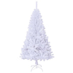 Vidaxl kunstkerstboom met dikke takken 150 cm pvc wit