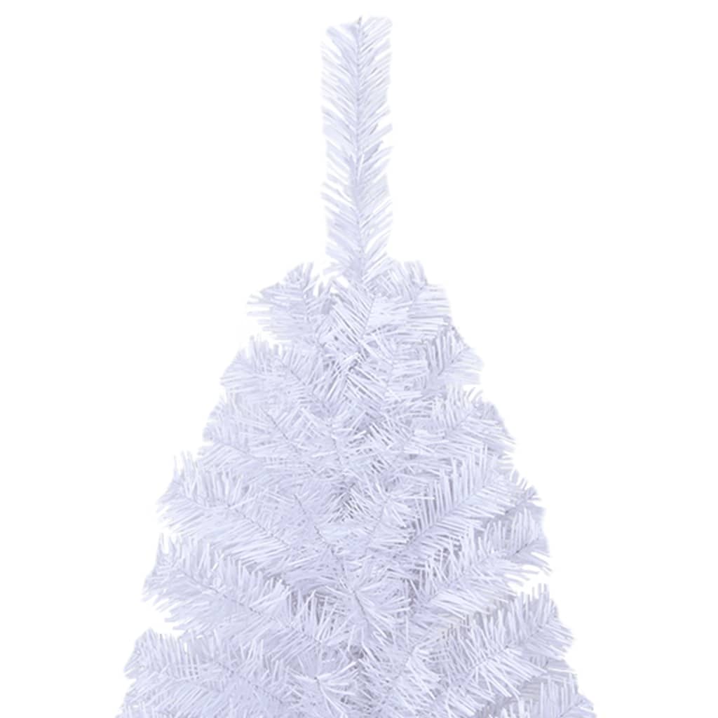 Vidaxl kunstkerstboom met dikke takken 150 cm pvc wit