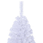 Vidaxl kunstkerstboom met dikke takken 150 cm pvc wit