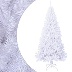 Vidaxl kunstkerstboom met dikke takken 240 cm pvc wit