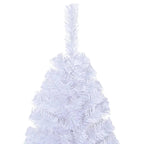 Vidaxl kunstkerstboom met dikke takken 240 cm pvc wit