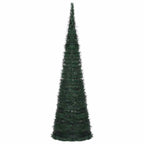 Vidaxl kunstkerstboom met verlichting pop-up 150 cm groen