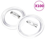 Vidaxl buttons met spelden 100 st 58 mm acryl
