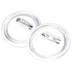 Vidaxl buttons met spelden 100 st 44 mm acryl