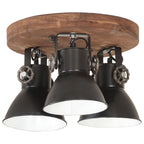 Vidaxl plafondlamp industrieel 25 w e27 42x27 cm zwart