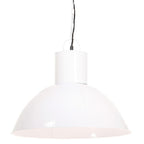 VidaXL Hanglamp rond 25 W E27 48 cm wit