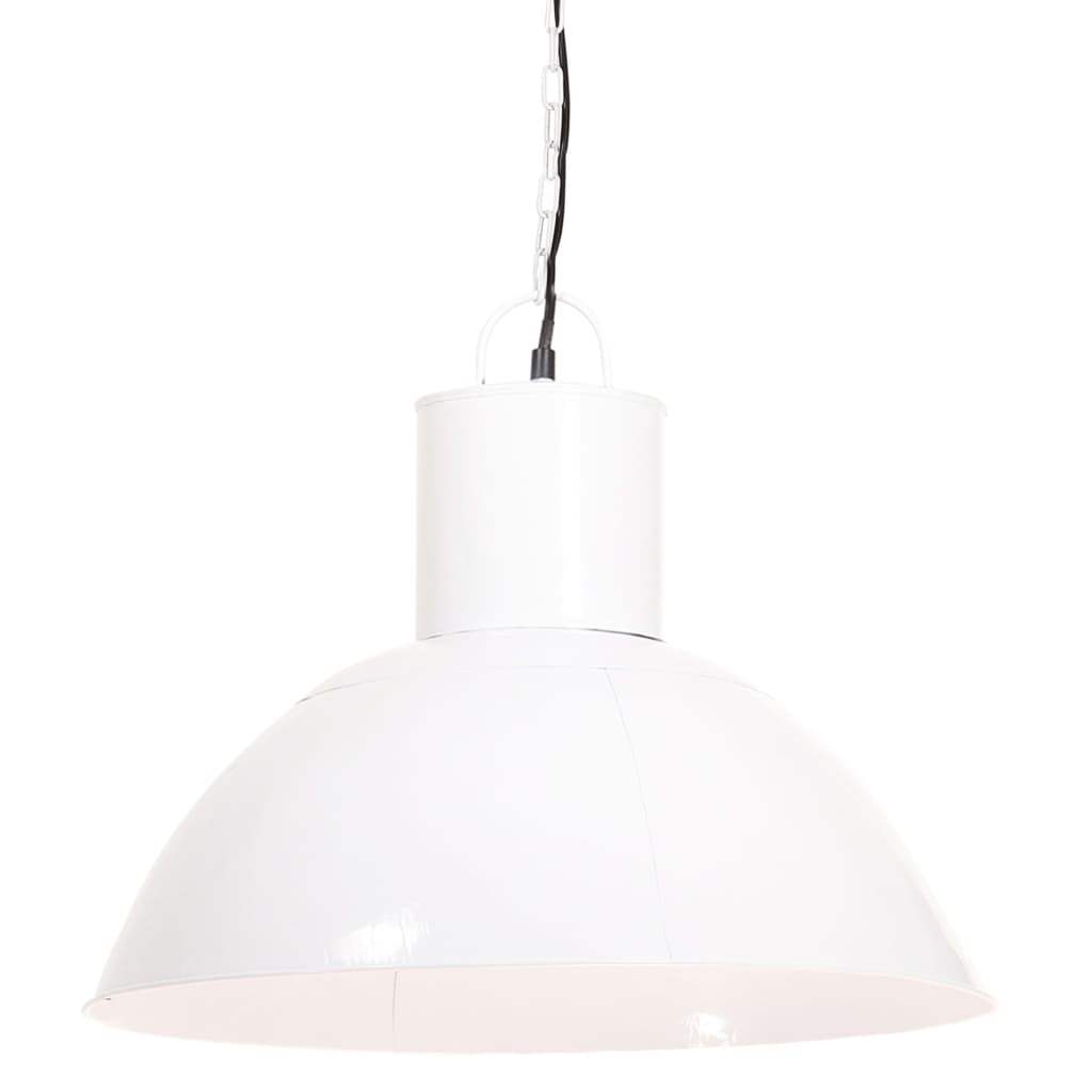 VidaXL Hanglamp rond 25 W E27 48 cm wit