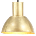 Vidaxl hanglamp rond 25 w e27 28,5 cm messingkleurig
