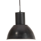 Vidaxl hanglamp rond 25 w e27 28,5 cm zwart