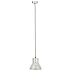 Vidaxl hanglamp rond 25 w e27 17 cm zilverkleurig