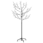 VidaXL Kerstboom 120 LED's blauw licht kersenbloesem 150 cm