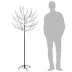 VidaXL Kerstboom 200 LED's warmwit licht kersenbloesem 180 cm
