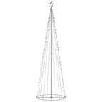 Vidaxl kegelkerstboom 752 meerkleurige led's 160x500 cm