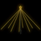 Vidaxl kerstboomverlichting waterval binnen buiten 400 led's 2,5 m