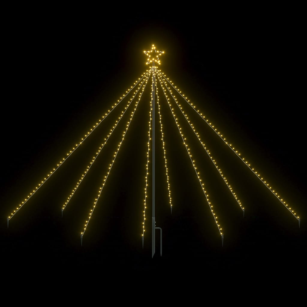 Vidaxl kerstboomverlichting waterval binnen buiten 400 led's 2,5 m