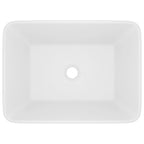 Vidaxl wastafel 41x30x12 cm keramiek matwit