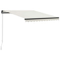 Vidaxl luifel handmatig uittrekbaar 300x250 cm crème