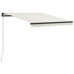 Vidaxl luifel handmatig uittrekbaar 300x250 cm crème