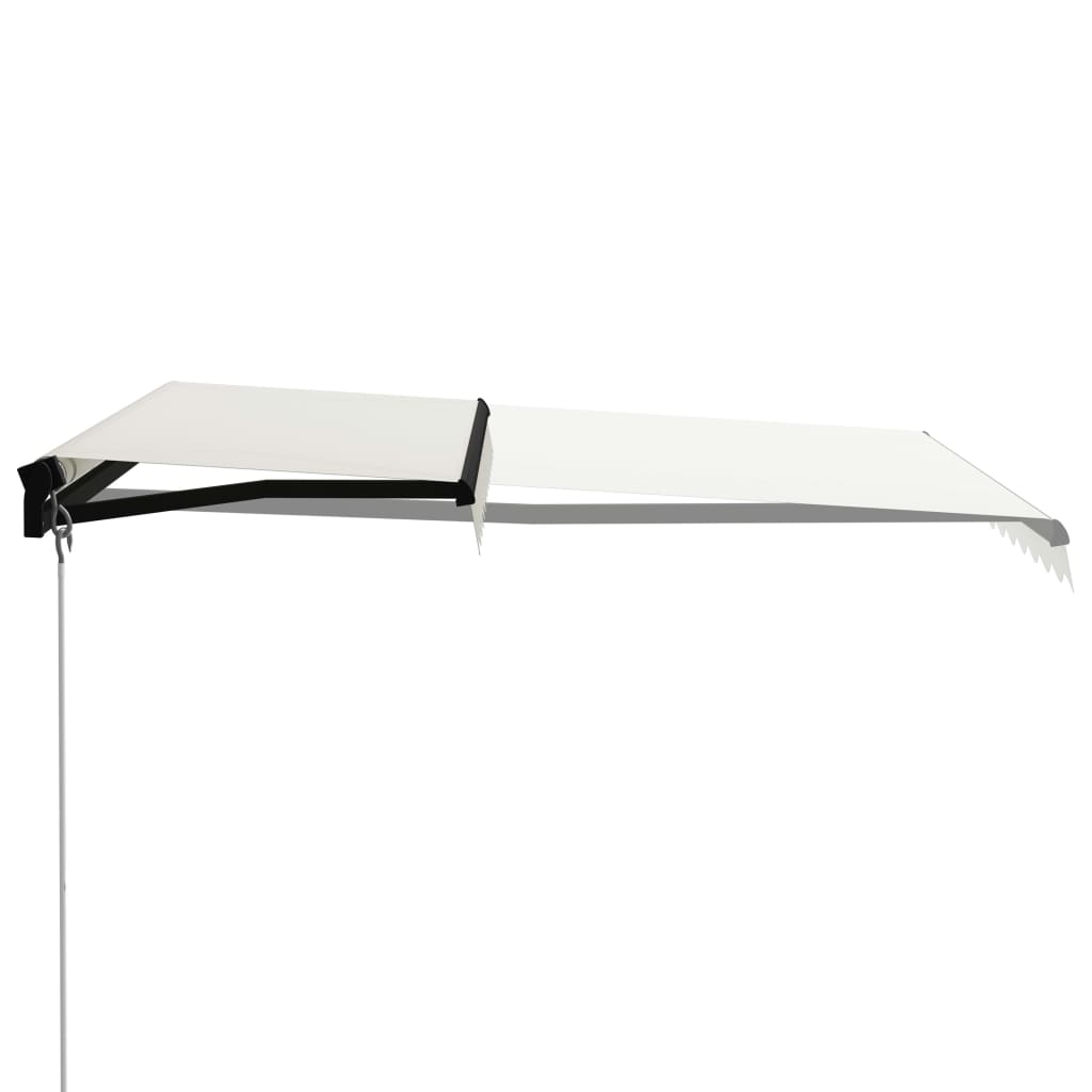 Vidaxl luifel handmatig uittrekbaar 300x250 cm crème