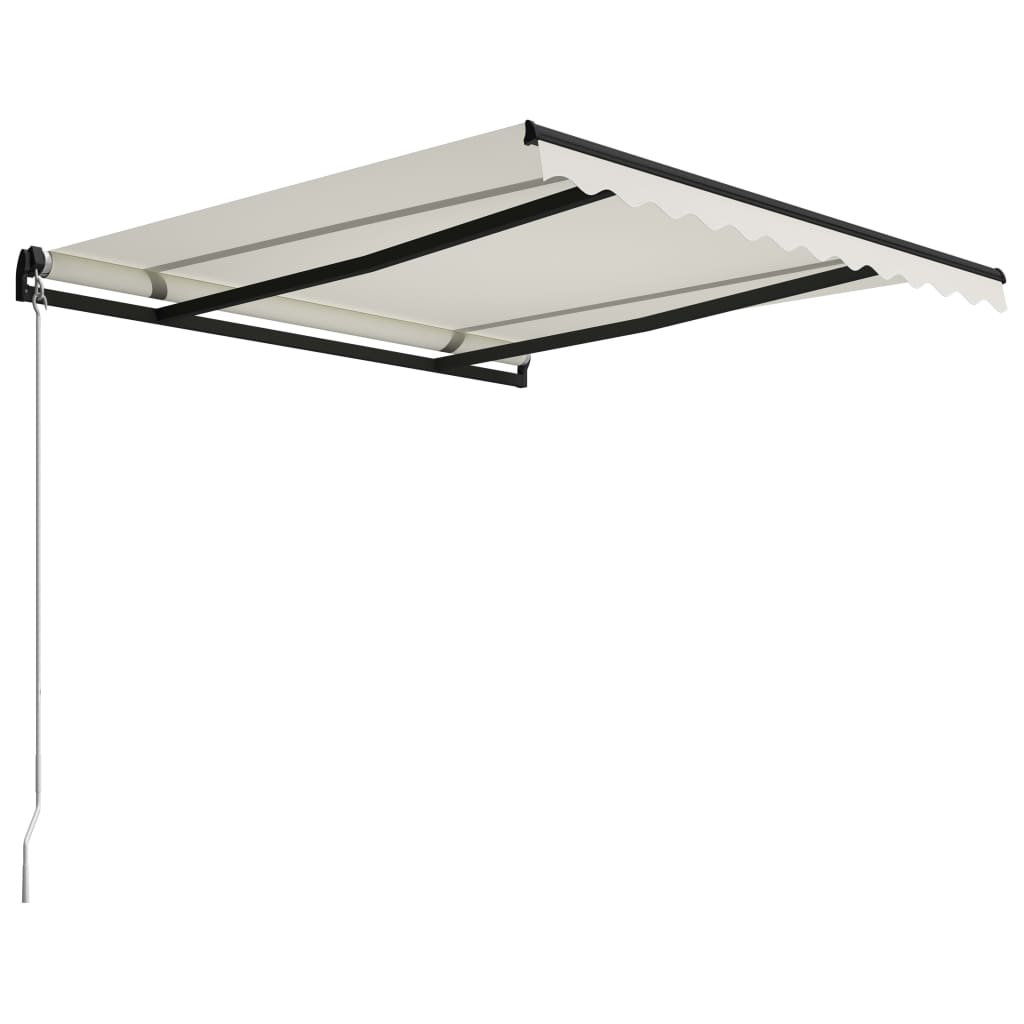 Vidaxl luifel handmatig uittrekbaar 300x250 cm crème