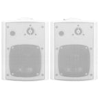 Vidaxl stereoluidsprekers wandgemonteerd 2 st 100 w wit