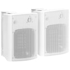VidaXL Stereoluidsprekers wandmontage 2 st 120 W wit