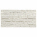 Vidaxl 10 st wandpanelen 3d witte baksteen eps