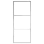 Vidaxl inloopdouchewand halfmat 80x195 cm esg-glas