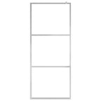 Vidaxl inloopdouchewand halfmat 90x195 cm esg-glas