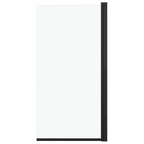 Vidaxl douchewand 68x130 cm esg zwart