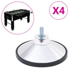 Vidaxl voetbaltafelpoten 4 st chroom m10