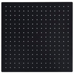 Vidaxl regendouchekop vierkant 40x40 cm roestvrij staal zwart