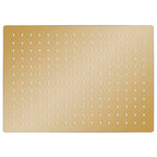 Vidaxl regendouchekop rechthoekig 40x30 cm roestvrij staal goudkleurig