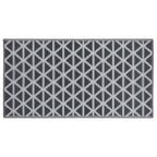Vidaxl buitenkleed arakil 80x150 cm pp zwart