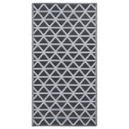 Vidaxl buitenkleed arakil 120x180 cm pp zwart