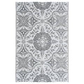 Vidaxl buitenkleed arakil 120x180 cm pp lichtgrijs