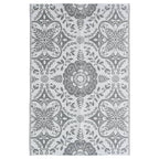 Vidaxl buitenkleed arakil 190x290 cm pp lichtgrijs