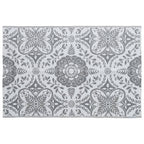 Vidaxl buitenkleed arakil 190x290 cm pp lichtgrijs