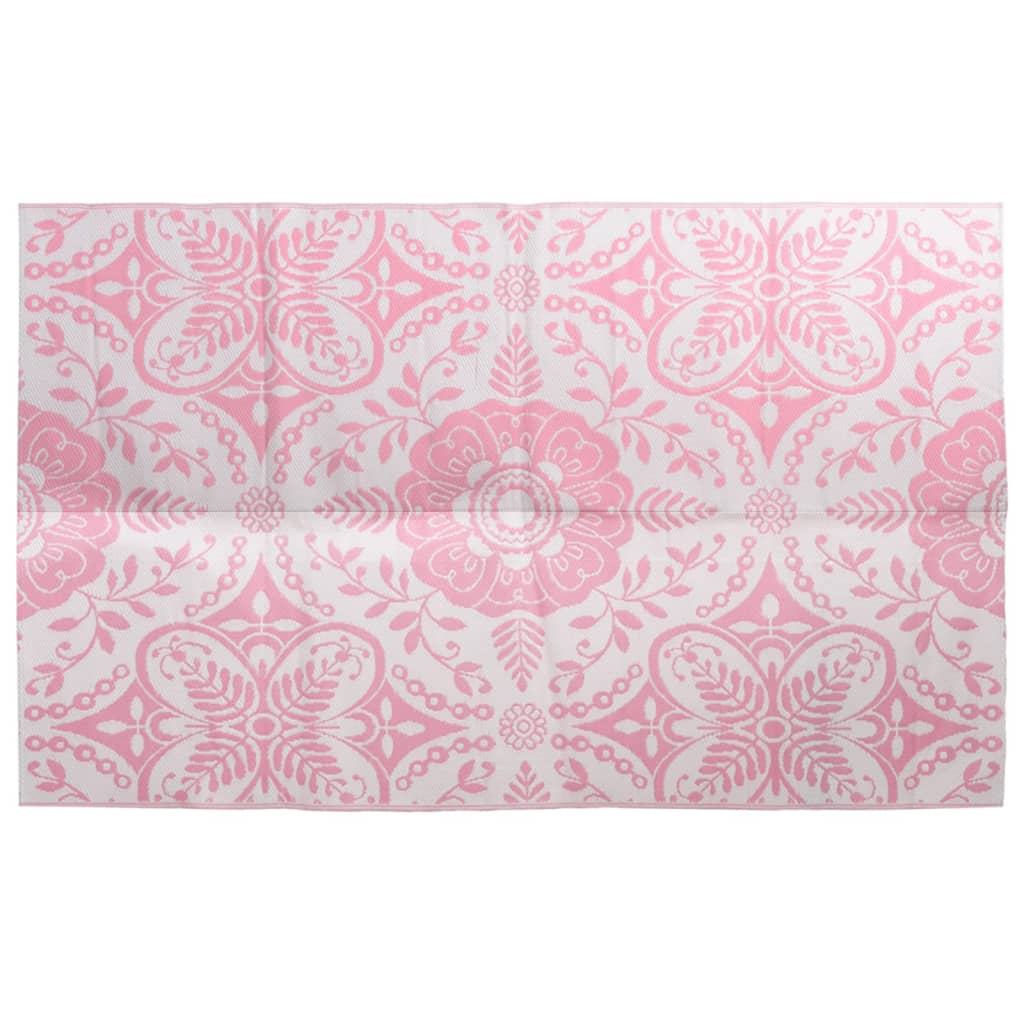 Vidaxl buitenkleed arakil 160x230 cm pp roze