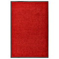 Vidaxl deurmat wasbaar 60x90 cm rood