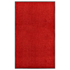 Vidaxl deurmat wasbaar 90x150 cm rood