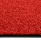 Vidaxl deurmat wasbaar 90x150 cm rood