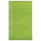 Vidaxl deurmat wasbaar 90x150 cm groen