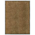 Vidaxl deurmat wasbaar 90x120 cm bruin