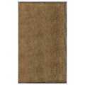 Vidaxl deurmat wasbaar 90x150 cm bruin