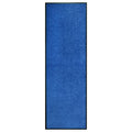Vidaxl deurmat wasbaar 60x180 cm blauw