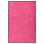 Vidaxl deurmat wasbaar 60x90 cm roze