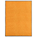 Vidaxl deurmat wasbaar 90x120 cm oranje